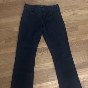 Size 10 NYDJ Mini Bootcut BLACK Jeans